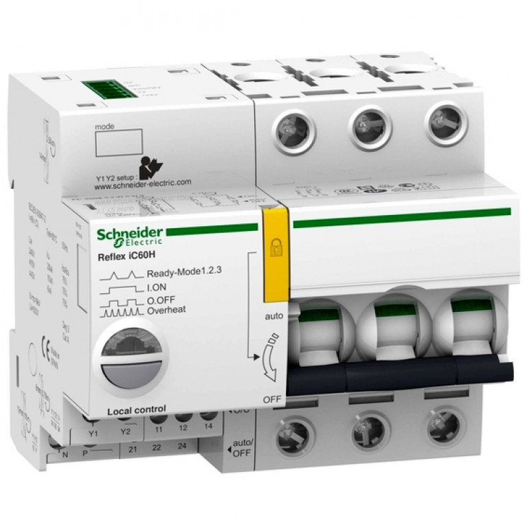 Автоматический выключатель Schneider Electric Acti9 3P 40А (C) 15кА, A9C65340