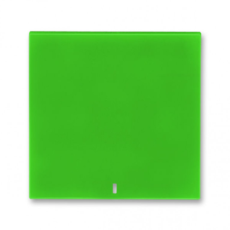 Клавиша с линзой ABB LEVIT, зеленый, 2CHH590443B8067