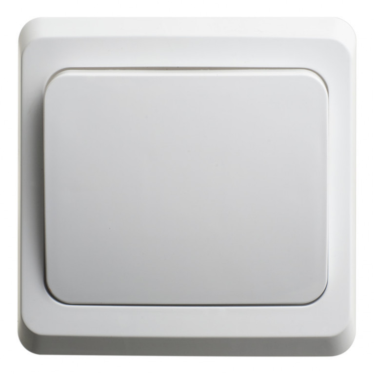 Переключатель 1-клавишный Schneider Electric ЭТЮД, скрытый монтаж, белый, BC10-004B