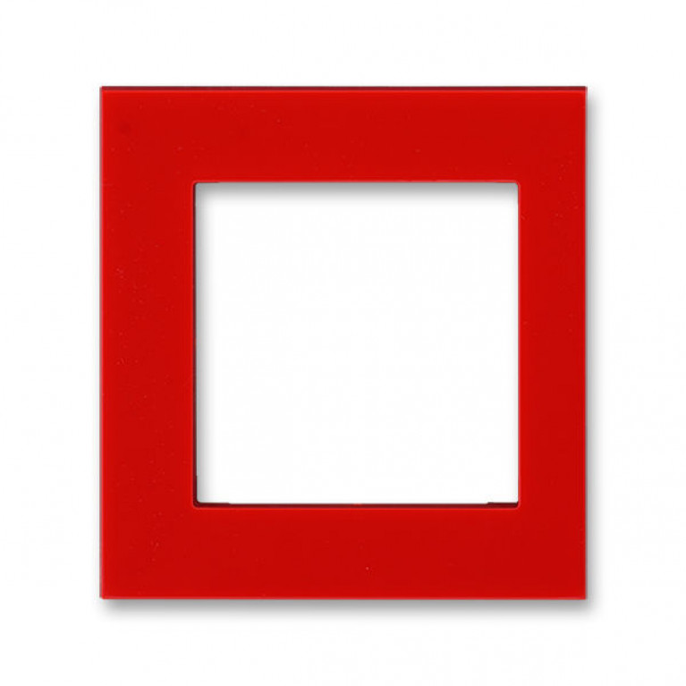 Накладка внешняя на многопостовую рамку ABB LEVIT, красный, 2CHH010250A8065