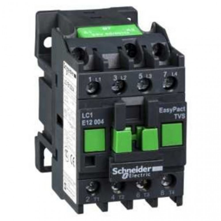 Контактор Schneider Electric EasyPact TVS 4P 25А 400//24В AC, LC1E12004B7