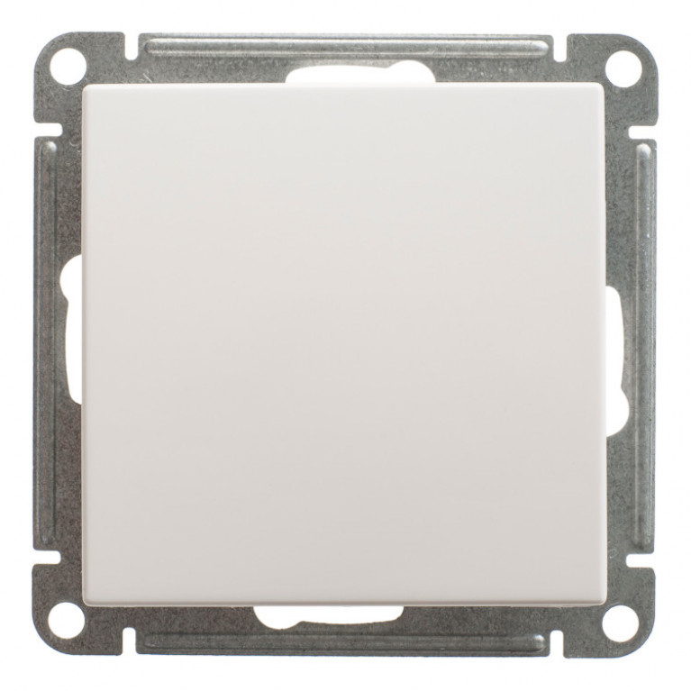 Переключатель 1-клавишный Schneider Electric W59, скрытый монтаж, белый, VS610-156-1-86