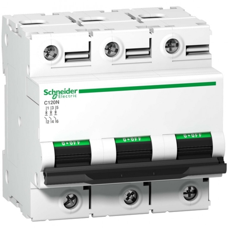 Автоматический выключатель Schneider Electric Acti9 3P 80А (C) 10кА, A9N18365