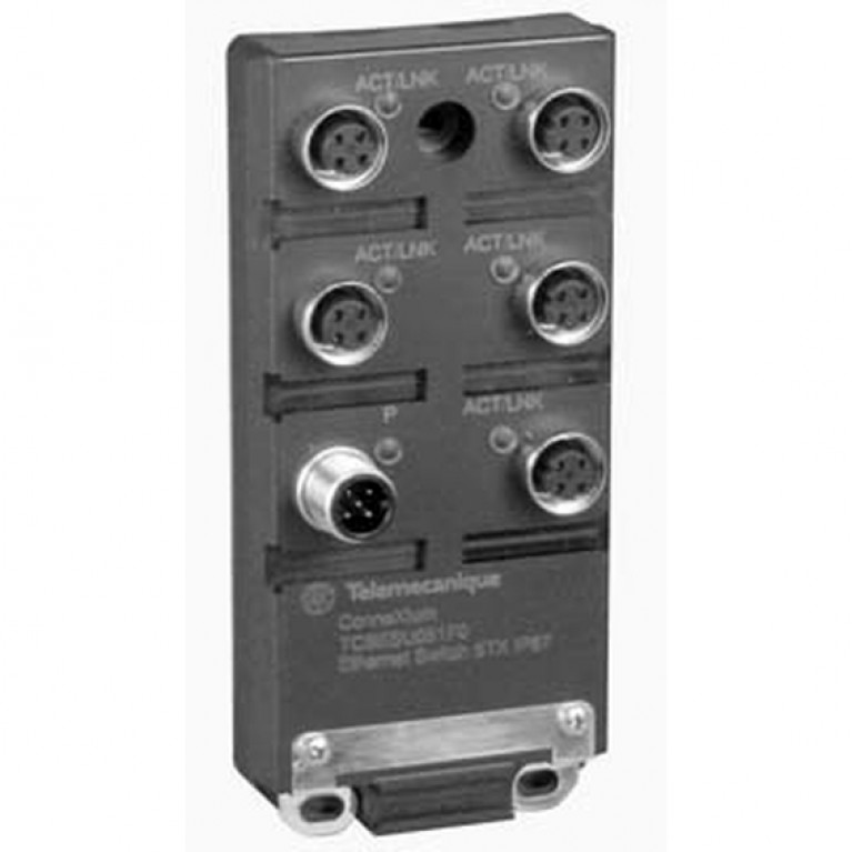 КОММУТАТОР ETHERNET IP67, ПОРТЫ 5Х10//100
