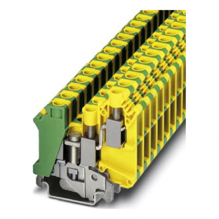 Клемма защитного провода PHOENIX CONTACT 0,5.10 мм², желто-зеленый, 3001433