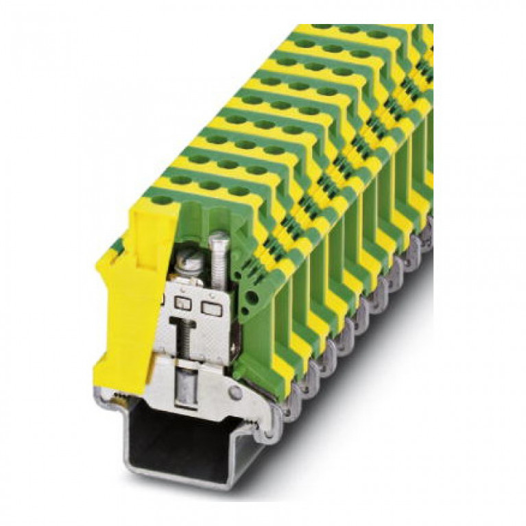 Клемма защитного провода PHOENIX CONTACT 4.16 мм², желто-зеленый, 0443036