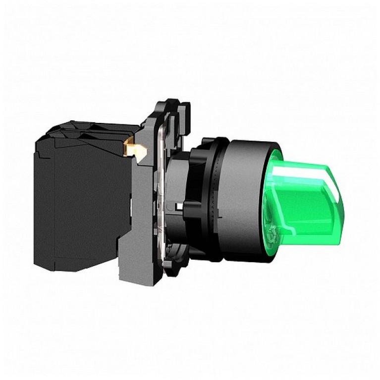 Селекторный переключатель Schneider Electric Harmony, 2 позиции, 10А, XB5AK123M5