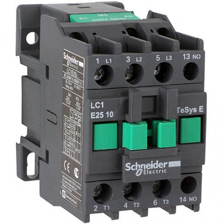 Контактор Schneider Electric EasyPact TVS 3P 25А 400//240В AC, LC1E2510U5