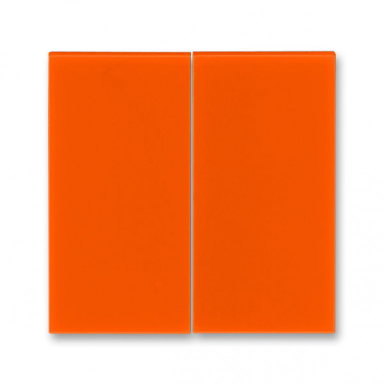 Клавиша двойная ABB LEVIT, оранжевый, 2CHH594470A8066