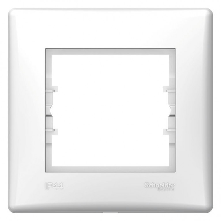 Рамка 1 пост Schneider Electric SEDNA, горизонтальная, белый, SDN5810521