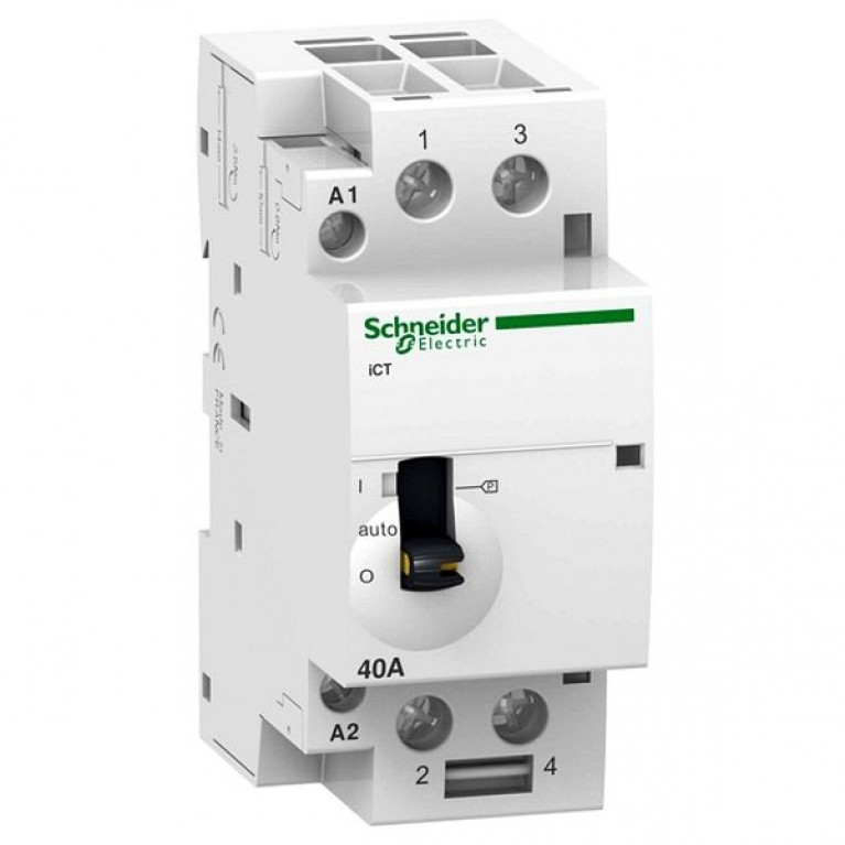 Модульный контактор Schneider Electric iCT 2P 40А 230//127В AC, A9C21442
