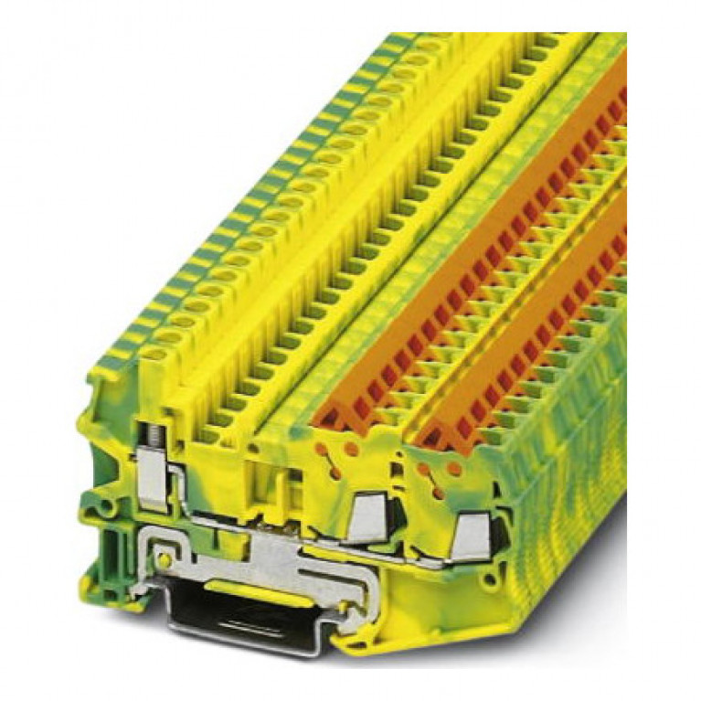 Клемма защитного провода PHOENIX CONTACT 0,25.1,5 мм², желто-зеленый, 3050060