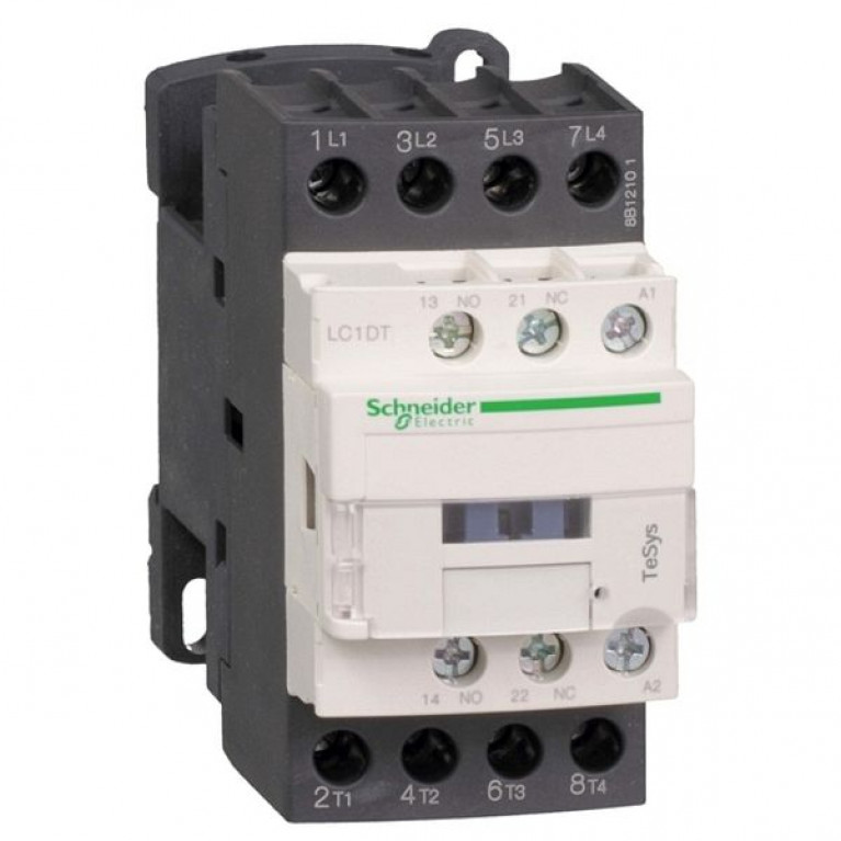 Контактор Schneider Electric TeSys LC1D 4P 25А 440//110В DC 11кВт, LC1DT25FD