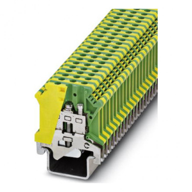 Клемма защитного провода PHOENIX CONTACT 0,2.4 мм², желто-зеленый, 0446017