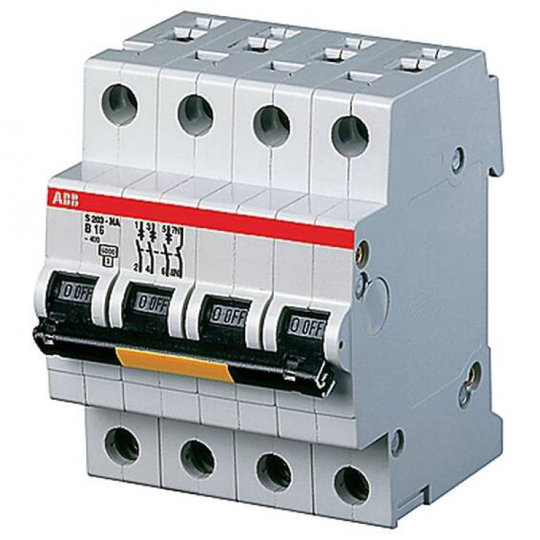 Автоматический выключатель ABB S200P 3P+N 25А (Z) 25кА, 2CDS283103R0518