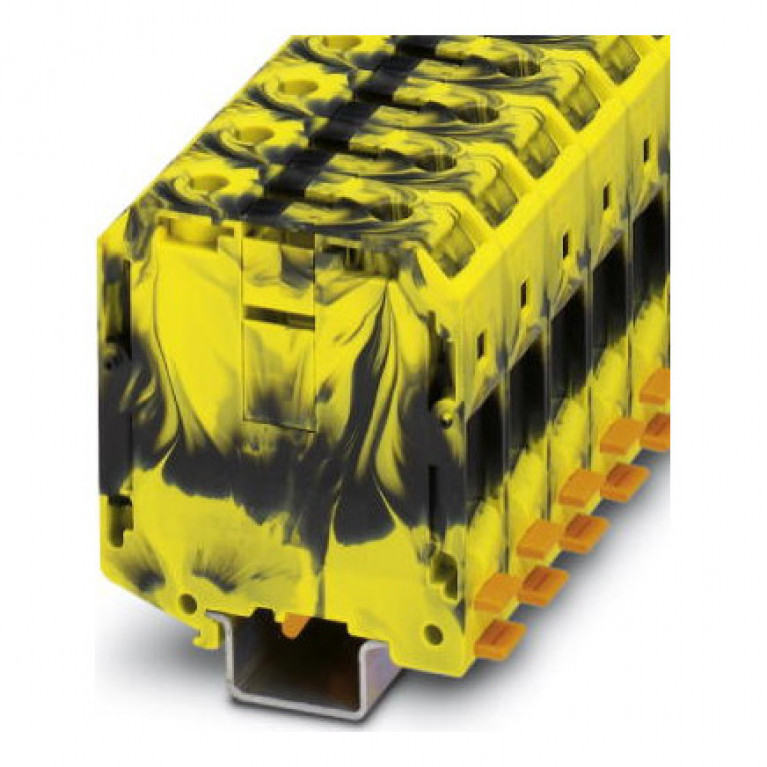 Клемма для высокого тока PHOENIX CONTACT 25.70 мм², черный//желтый, 3247053