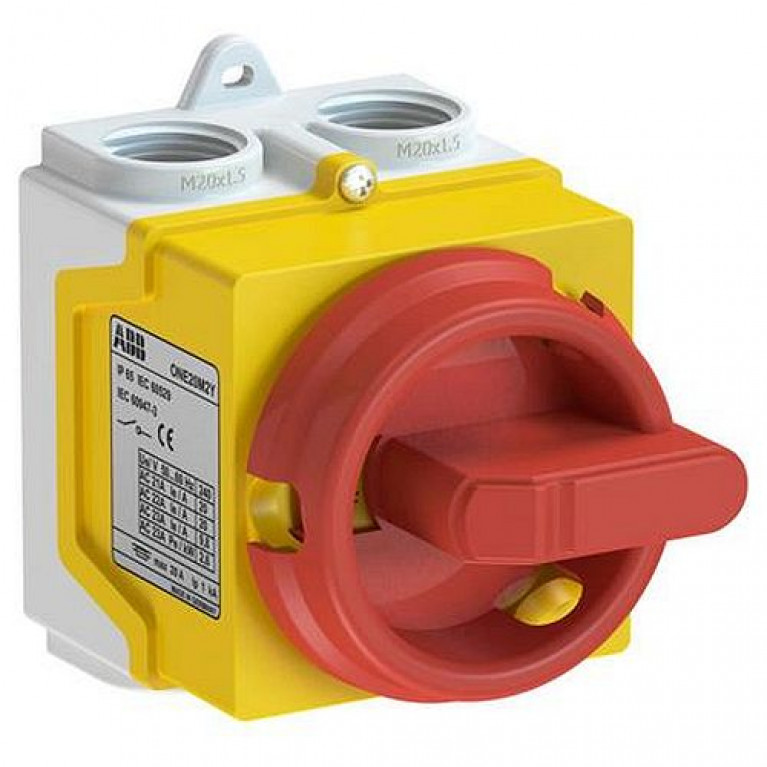 Кулачковый переключатель ABB ONE 20, 2 позиции, 20А, 1SCA135536R1001