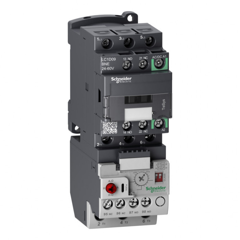 КОНТАКТОР D 3P AC3 440В 18A, КАТУШКА УПР. 100-250В AC//DC, ЗАЖИМ ПОД ВИНТ
