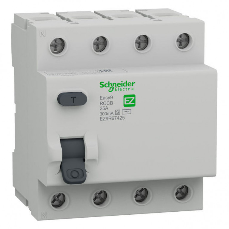 УЗО Schneider Electric Easy9 4P 25А, 300 мА ( AC S ), EZ9R67425