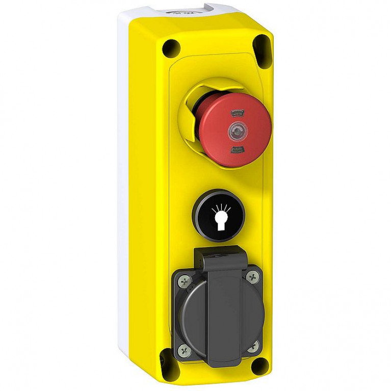 Кнопочный пост Schneider Electric Harmony XALF, 2 кнопки, XALFK2001E
