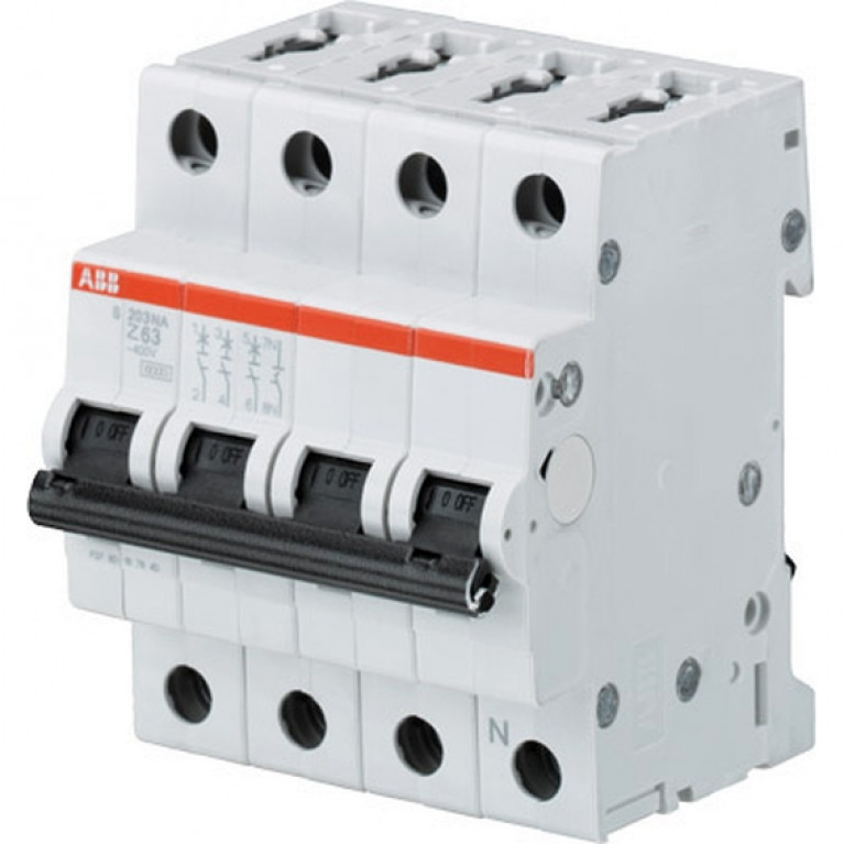 Автоматический выключатель ABB S200M 3P+N 16А (Z) 10кА, 2CDS273103R0468