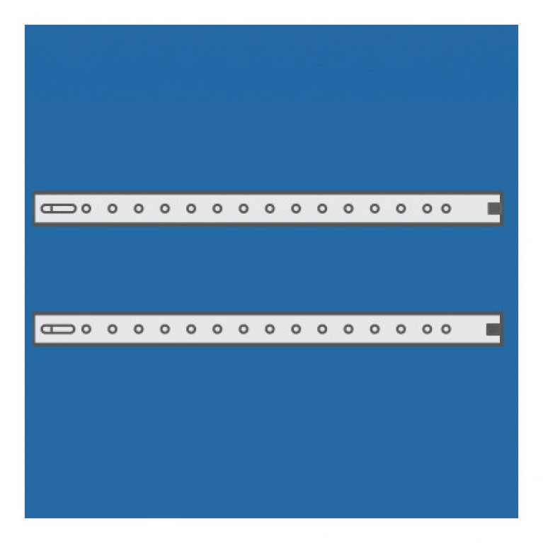 Направляющие, для горизонтальных разделителей, Г=445мм, 1 упаковка - 2шт.