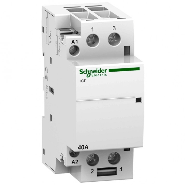 Модульный контактор Schneider Electric iCT 2P 40А 230//240В AC, A9C20842