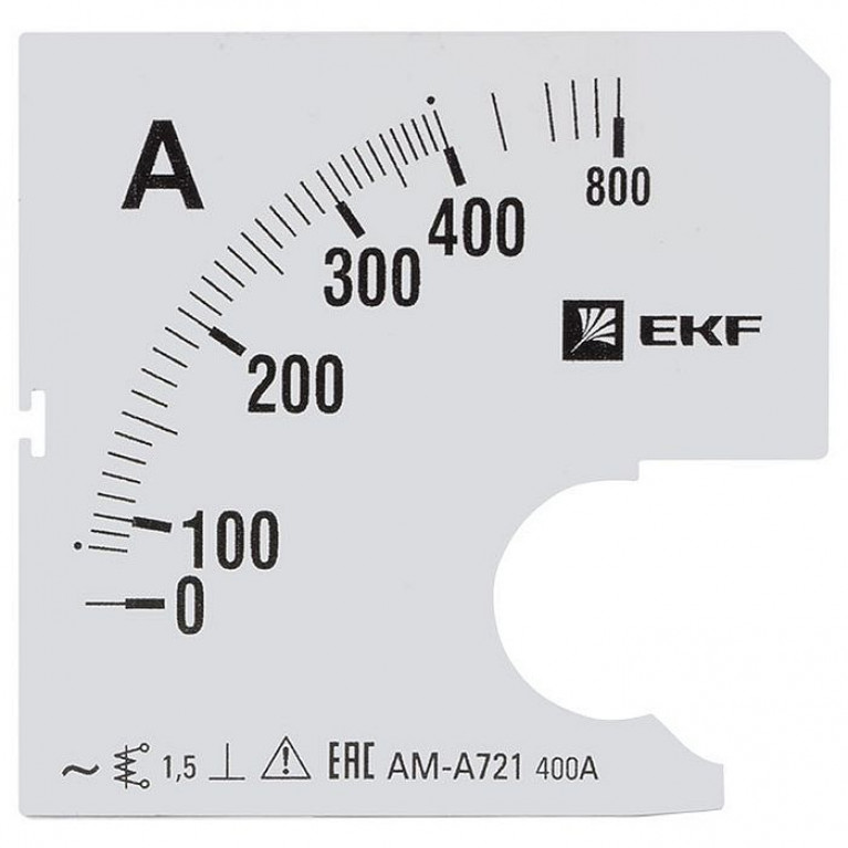 Шкала сменная для A721 400//5А-1,5 EKF PROxima