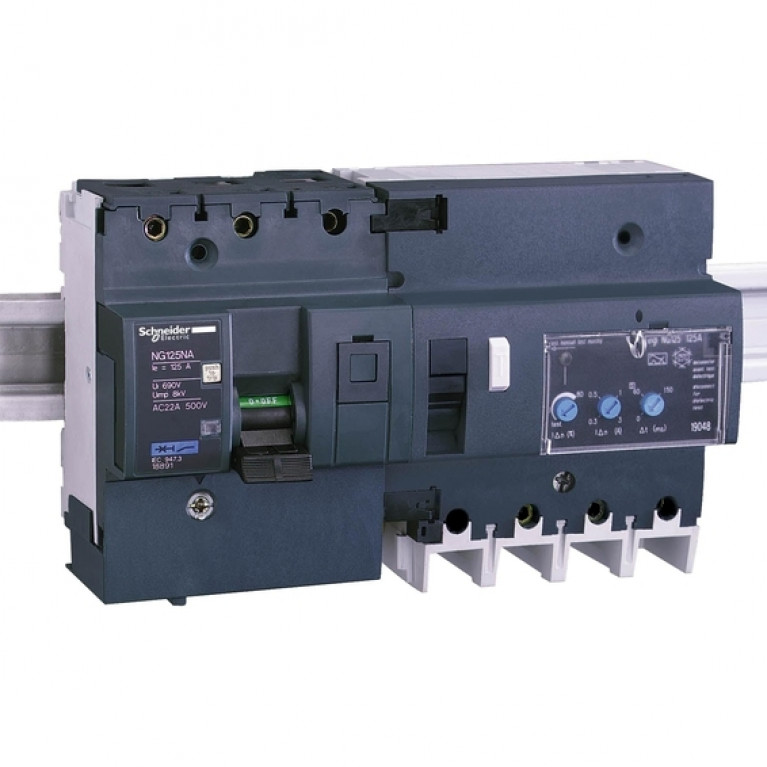 Дифференциальный блок Schneider Electric Acti9 4P 125А 300мА (A), 19048