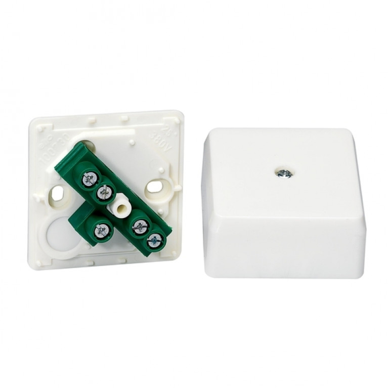 СОЕДИНИТЕЛЬНАЯ КОРОБКА IP 20 60Х60 С КОЛОДКОЙ 5*440V