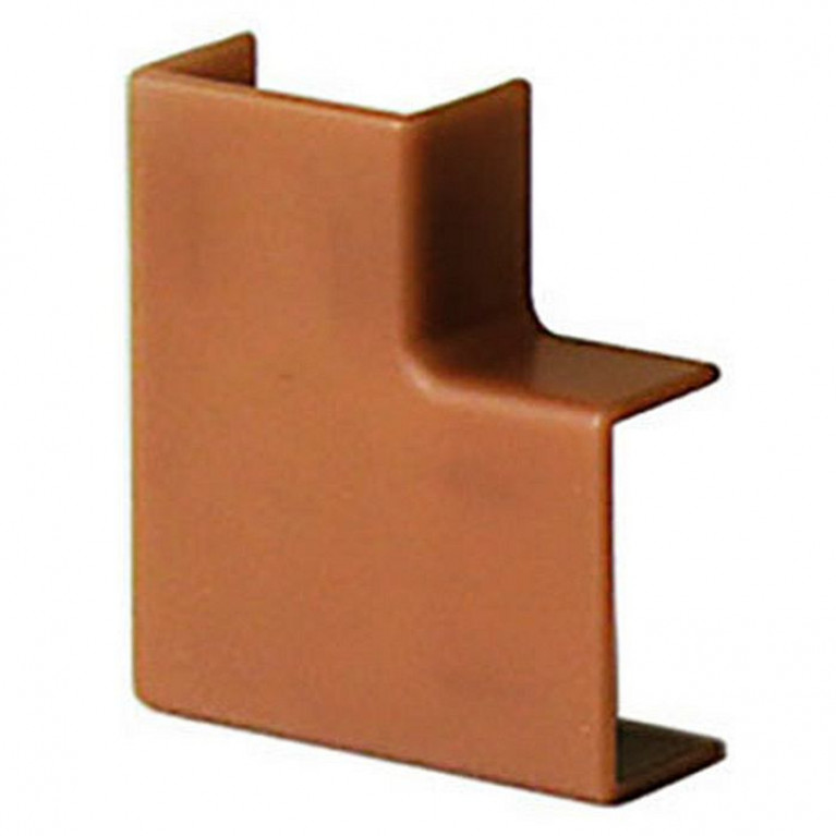 APM 25x17 Угол плоский коричневый (розница 4 шт в пакете, 15 пакетов в коробке) (упак. 60шт)