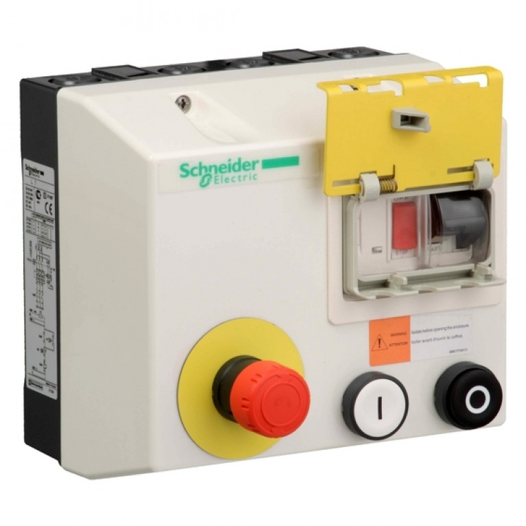Пускатель в корпусе Schneider Electric TeSys LJ 6А, 4кВт 400//380В, LJ7K09Q714