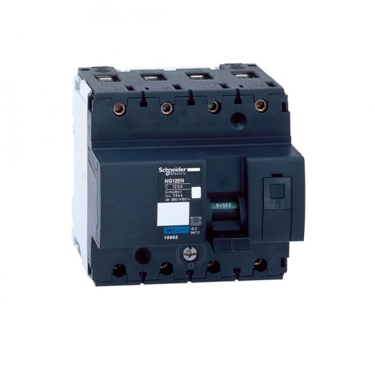 Автоматический выключатель Schneider Electric Acti9 4P 100А (C) 10кА, 18660