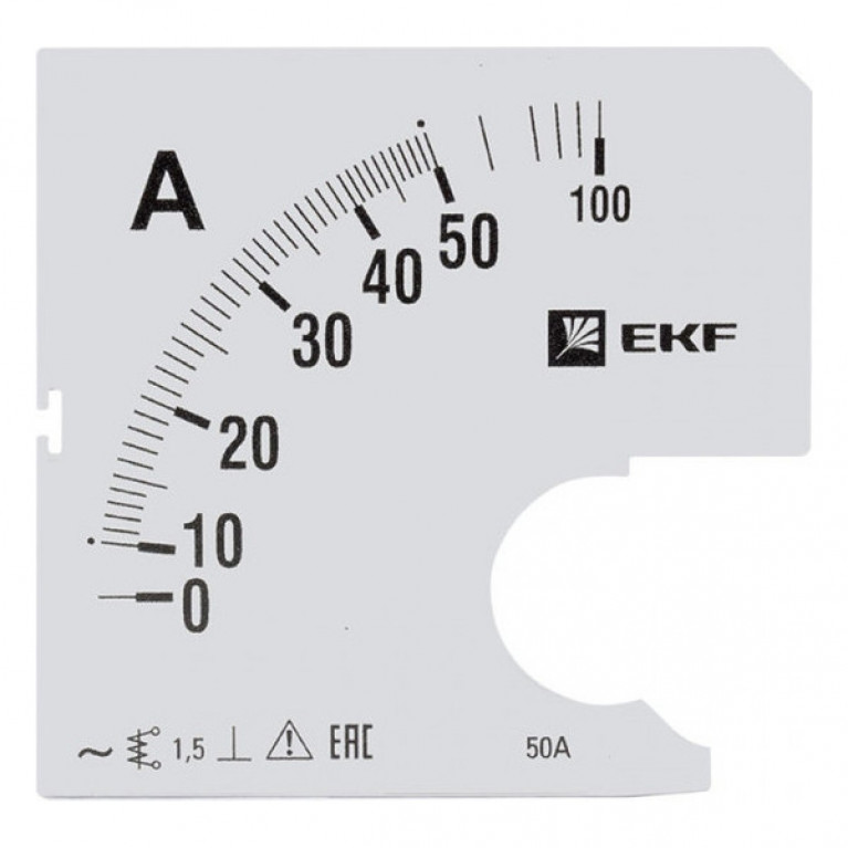 Шкала сменная для A961 50//5А-1,5 EKF PROxima