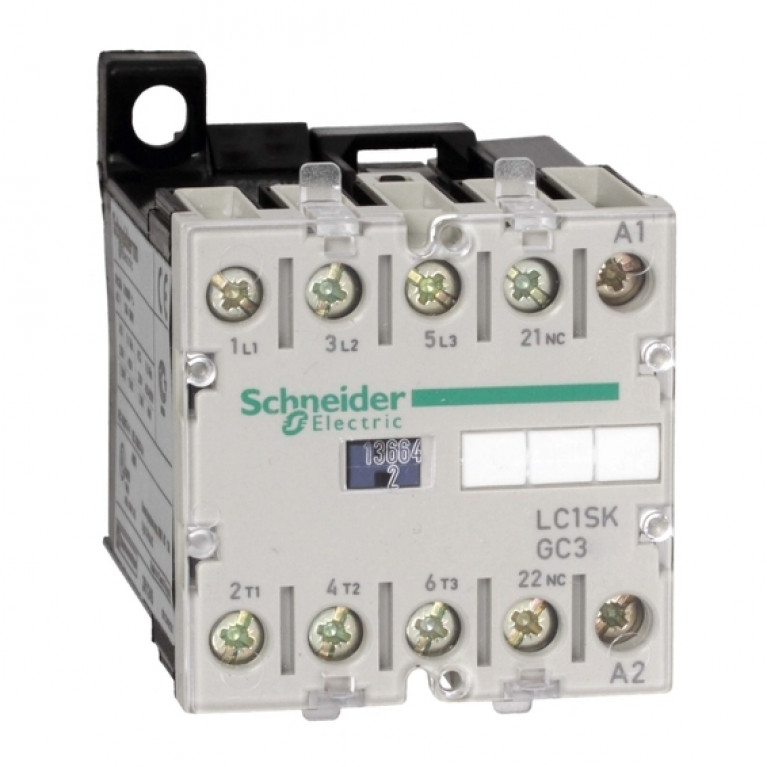 Контактор Schneider Electric TeSys LC1SK 3P 20А 400//24В AC 4кВт, LC1SKGC310B7