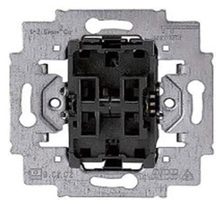 Механизм выключателя 2-клавишного ABB коллекции Niessen, скрытый монтаж, 2CLA811100A1001