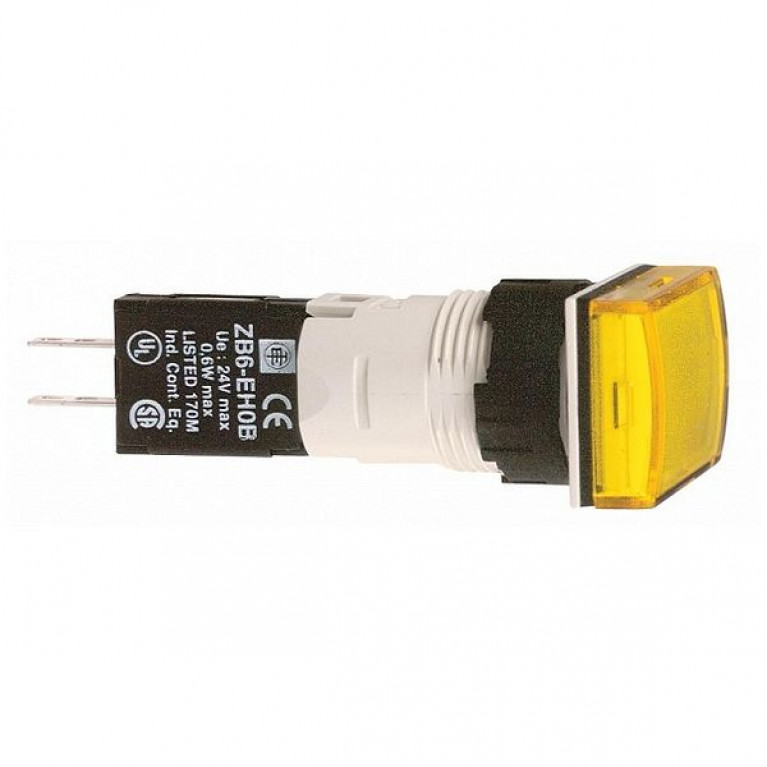 Лампа сигнальная Schneider Electric Harmony, 16мм, 12В, AC//DC, Оранжевый, XB6DV5BB