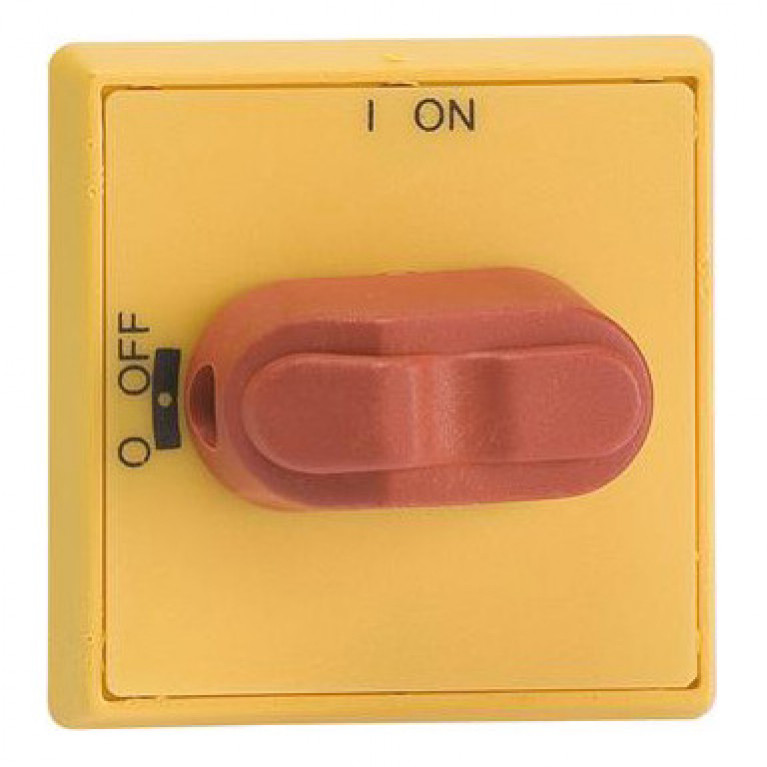 Ручка управления OHYS1PH (желто-красная) для рубильников дверного монтажа ОТ16..40FТ