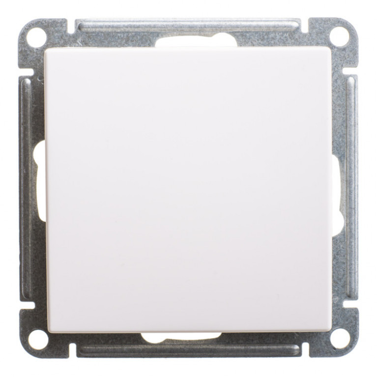 Переключатель 1-клавишный Schneider Electric W59, скрытый монтаж, белый, VS610-156B-1-86