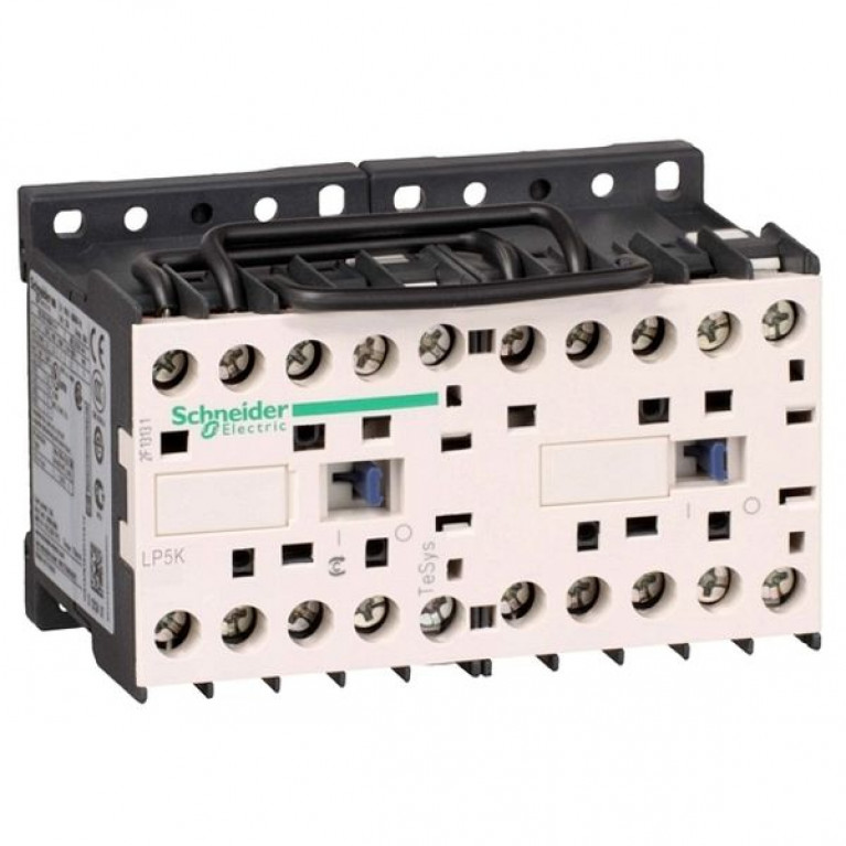 Реверсивный контактор Schneider Electric TeSys LP5K 3P 9А 400//24В DC 4кВт, LP5K0901BW3