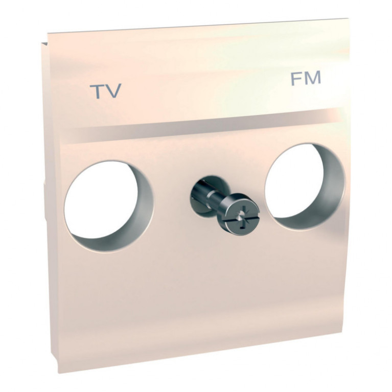 ЦЕНТР. ПЛАТА TV//FM РОЗЕТКИ БЕЖЕВЫЙ
