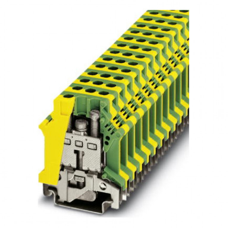 Клемма защитного провода PHOENIX CONTACT 0,5.10 мм², желто-зеленый, 0443010