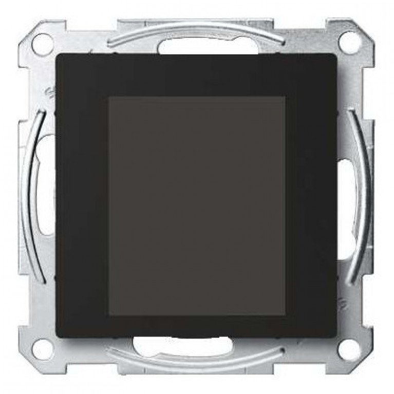 SM, KNX сенсорный выключатель с термостатом Multitouch Pro, чёрный