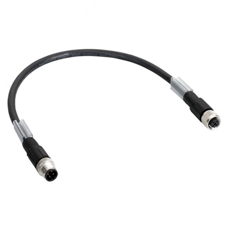 Шина ТМ7, прямой M12-B 4pin, Male-Female, 2м