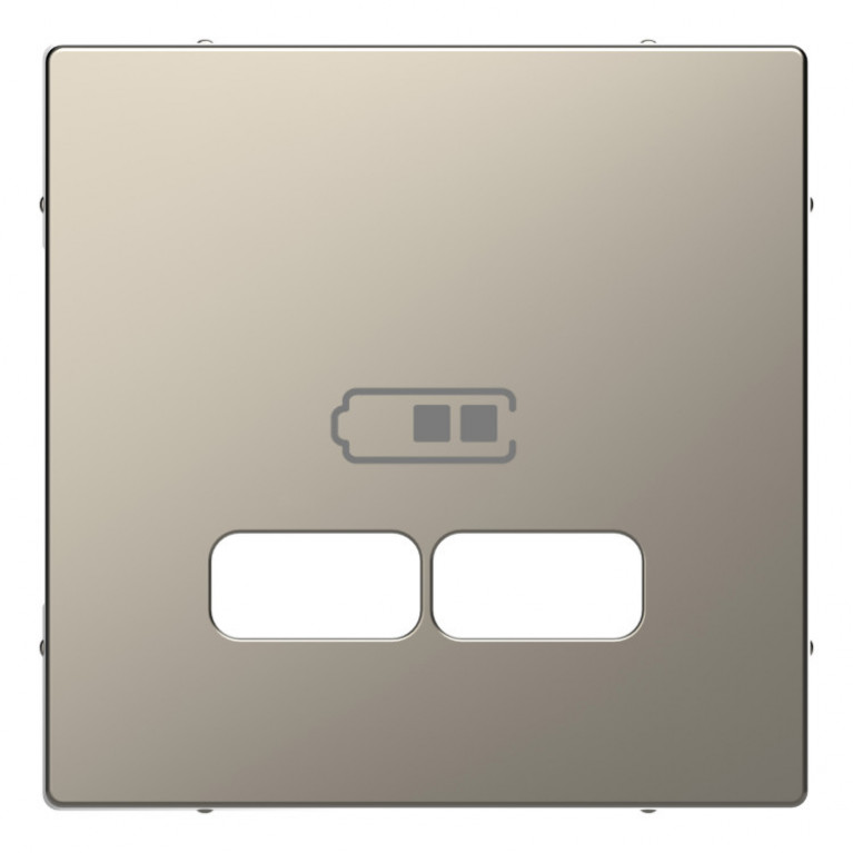 Накладка на розетку USB Schneider Electric MERTEN D-LIFE, никель, MTN4367-6050