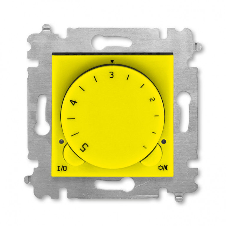 ABB Levit 2CHH920003A6064 Терморегулятор с поворотной ручкой 16А жёлтый // дымчатый чёрный