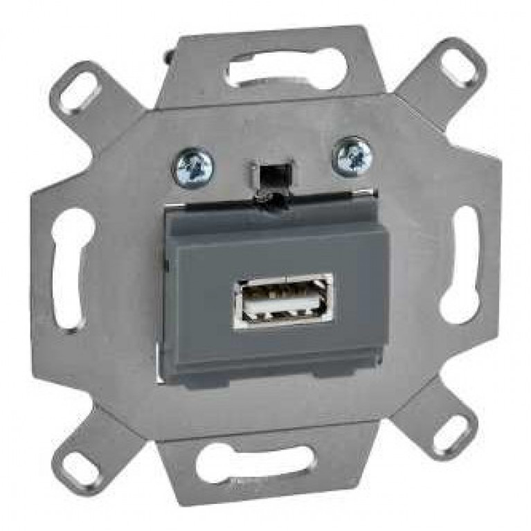 Механизм на суппорте USB 2.0 для передачи данных одинарный