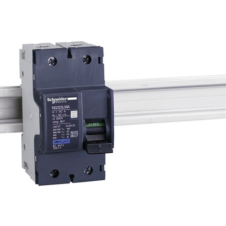 Автоматический выключатель Schneider Electric Acti9 2P 6.3А 50кА, 18869