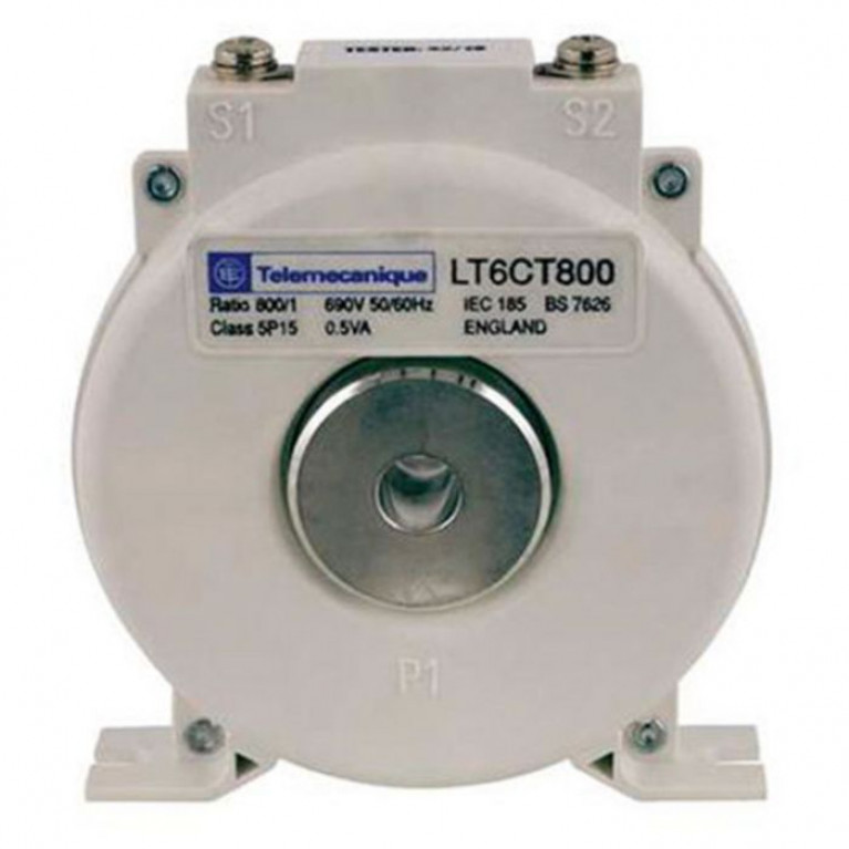 Трансформатор тока Schneider Electric Tesys T 800//1А, кл.т. 5, LT6CT8001