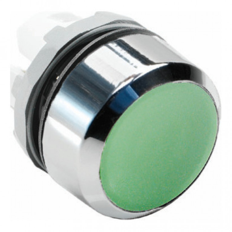 Кнопка MP2-20G зеленая (только корпус) без подсветки с фиксацией